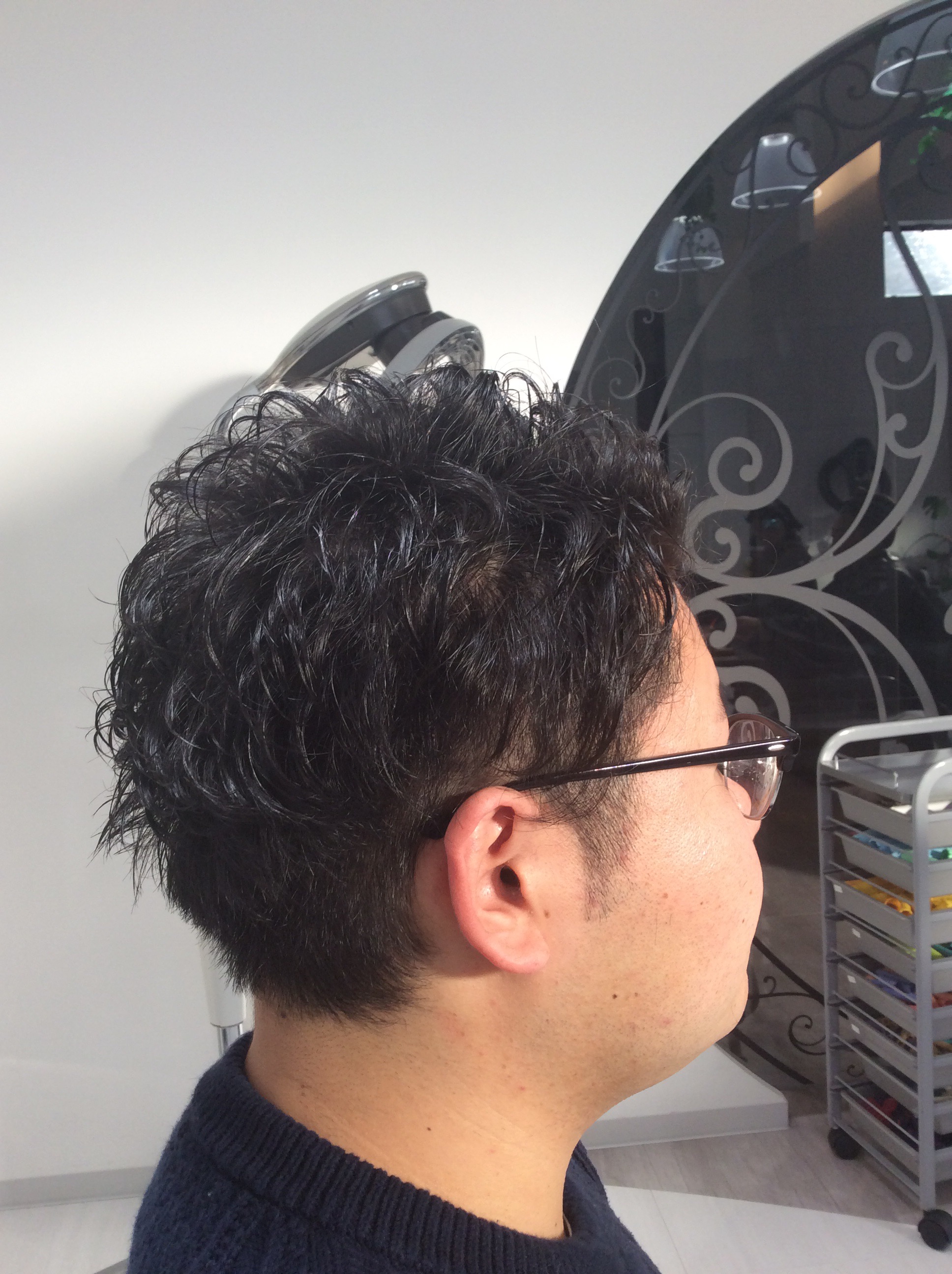 メンズパーマ Umbrella 群馬県前橋市の美容室アンブレラ 髪質改善